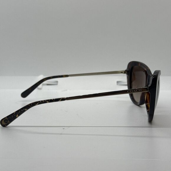 COACH Sunglasses HC8247 541713 53-19 140 Tortoise Brown Gold Sunglasses - Picture 5 of 10
